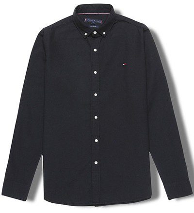 טומי הילפיגר-TOMMY BUTTON MEN'S- Black