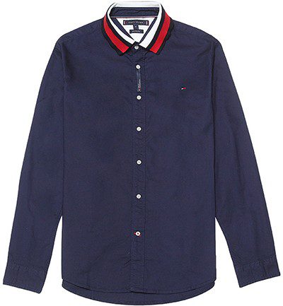 טומי הילפיגר-TOMMY BUTTON MEN'S- NAVY BLUE – תמונה 12