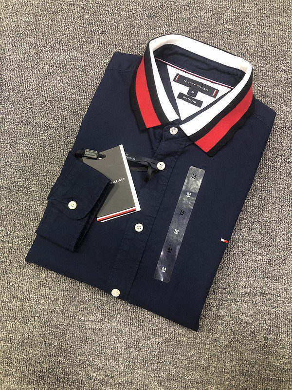 טומי הילפיגר-TOMMY BUTTON MEN'S- NAVY BLUE – תמונה 13