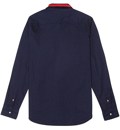 טומי הילפיגר-TOMMY BUTTON MEN'S- NAVY BLUE – תמונה 2