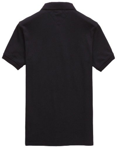 טומי הילפיגר-TOMMY POLO MEN'S TSHIRT - Black – תמונה 2