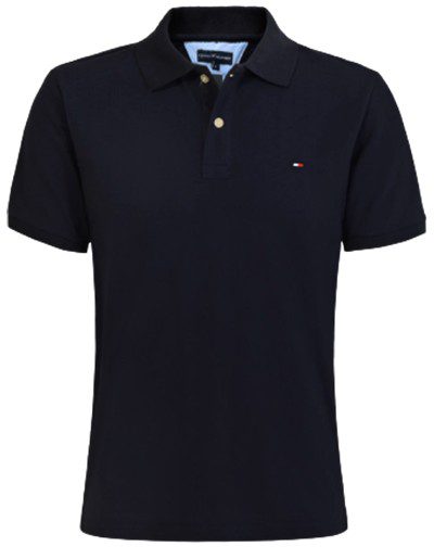 טומי הילפיגר-TOMMY POLO MEN'S TSHIRT - Black Pearl