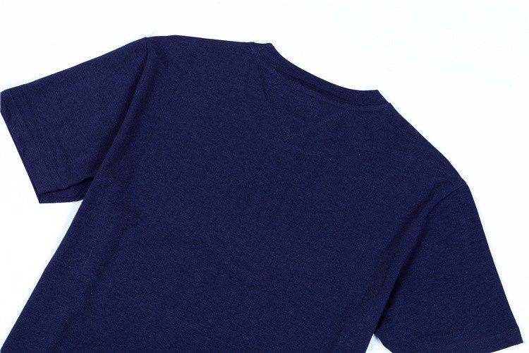 טומי הילפיגר-TOMMY TSHIRT MEN'S - NAVY BLUE – תמונה 9