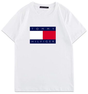טומי הילפיגר-TOMMY TSHIRT MEN'S - WHITE