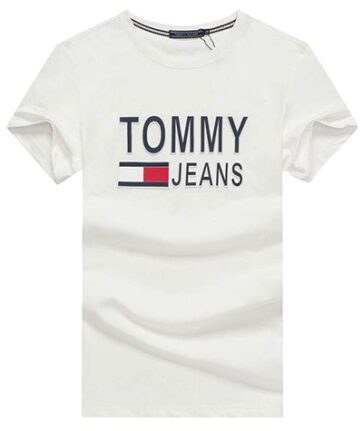 טומי הילפיגר-TOMMY TSHIRT MEN'S - WHITE