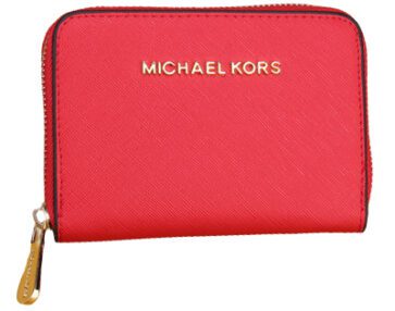 מייקל קורס-MICHAEL KORS WALLET-Red