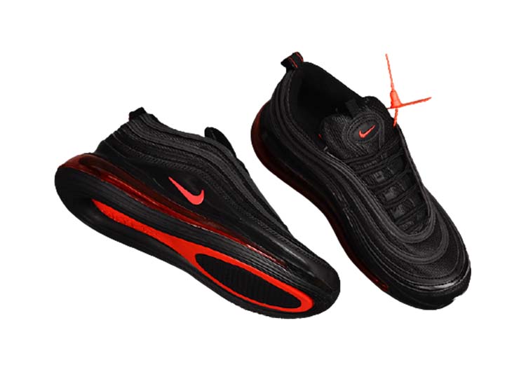 נעלי נייק-Nike Air Max 97 -Eclipse & Red Logo – תמונה 4