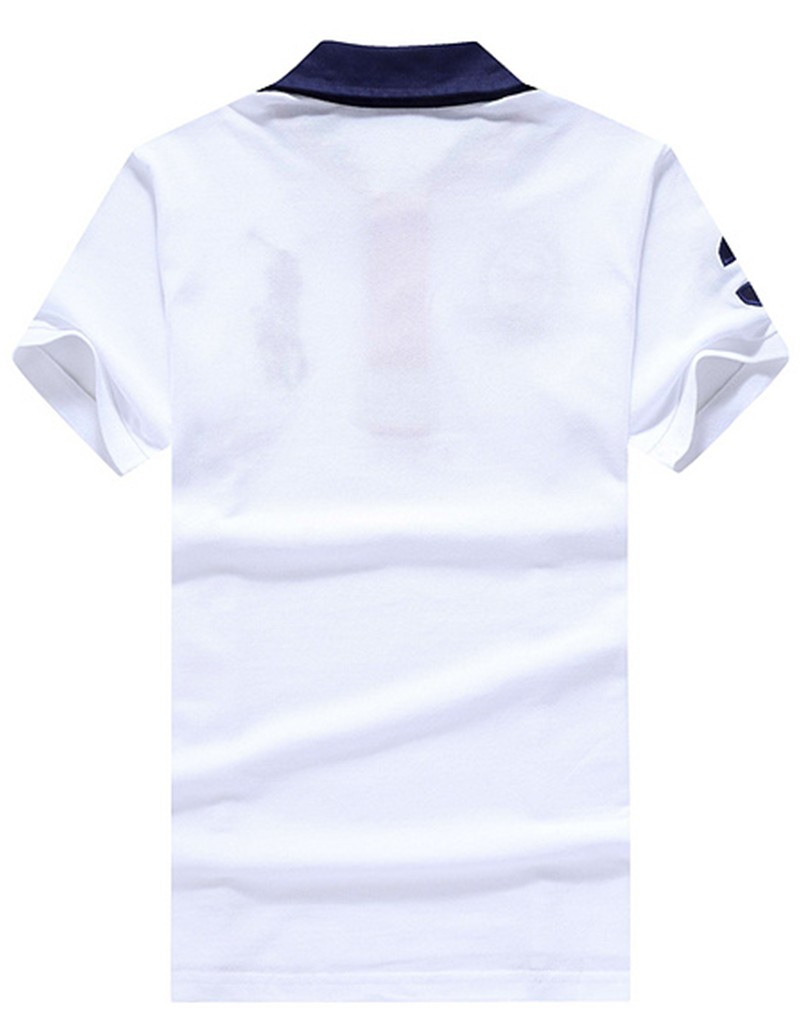 ראלף לורן-RALPH LAUREN POLO TSHIRT MEN'S SHORT DESGIN - White – תמונה 2