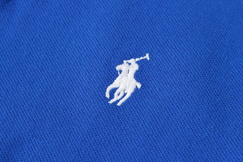 ראלף לורן-RALPH LAUREN POLO TSHIRT SHORT MEN'S - Blue – תמונה 11