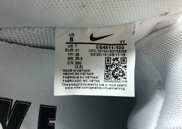 נעלי נייק -Nike Air Force 1 Low ALABASTER – תמונה 10