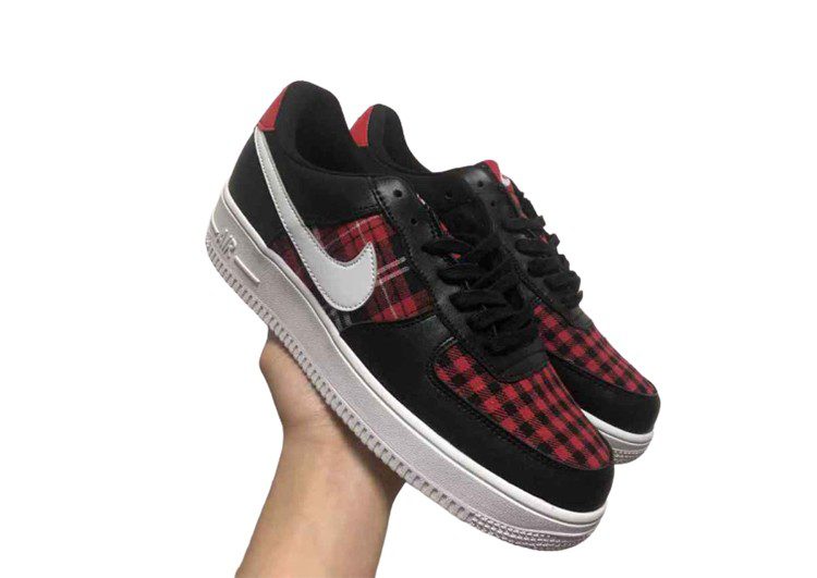 נעלי נייק -Nike Air Force 1 Low Black-Brown – תמונה 3