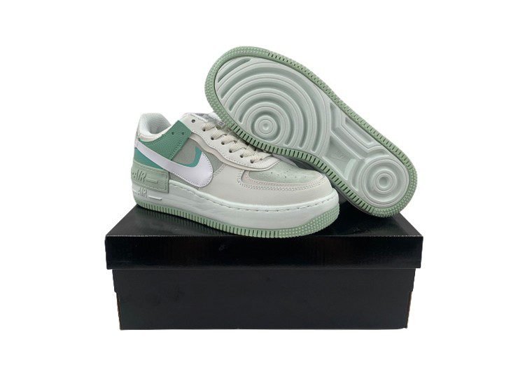 נעלי נייק -Nike Air Force 1 Low SILVER CHALICE-CADET BLUE – תמונה 9