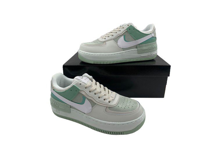 נעלי נייק -Nike Air Force 1 Low SILVER CHALICE-CADET BLUE – תמונה 3