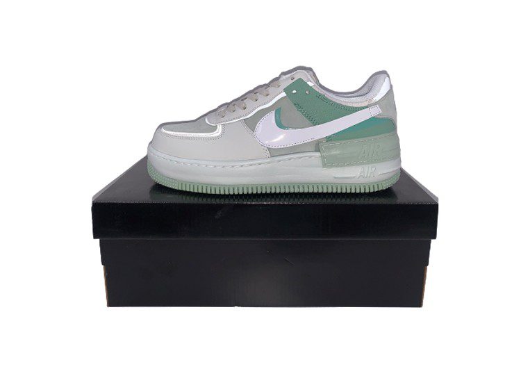 נעלי נייק -Nike Air Force 1 Low SILVER CHALICE-CADET BLUE – תמונה 5