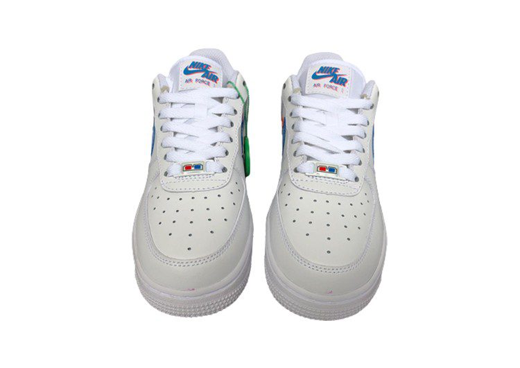 נעלי נייק -Nike Air Force 1 Low White-Red – תמונה 8
