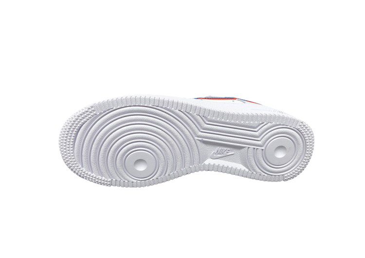 נעלי נייק -Nike Air Force 1 Low White-Red – תמונה 9