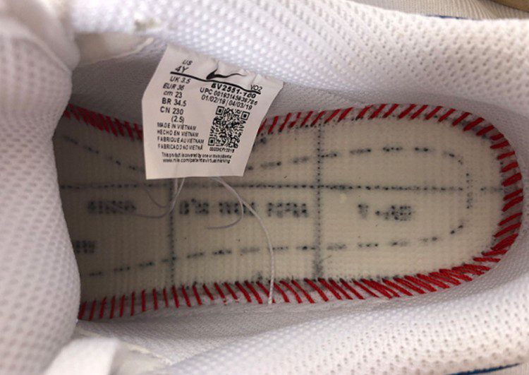 נעלי נייק -Nike Air Force 1 Low White-Red – תמונה 11