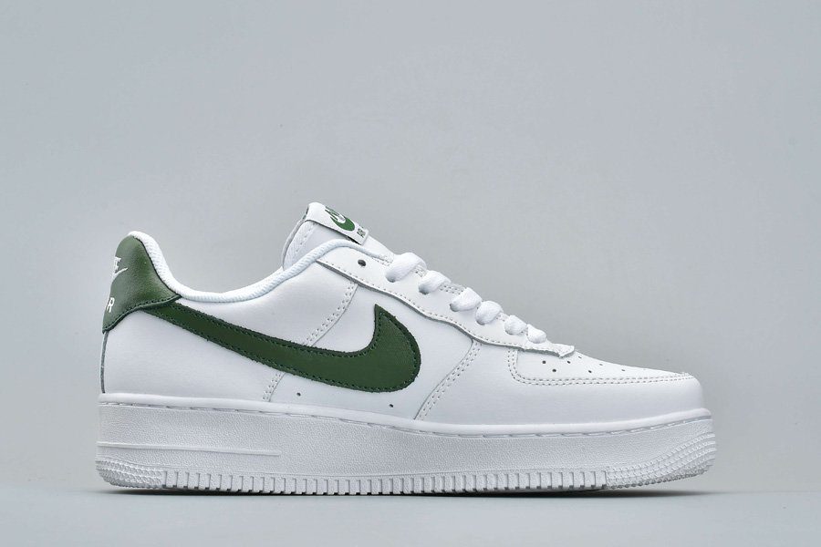 נעלי נייק-Nike Air Force 1 Low White Green – תמונה 6