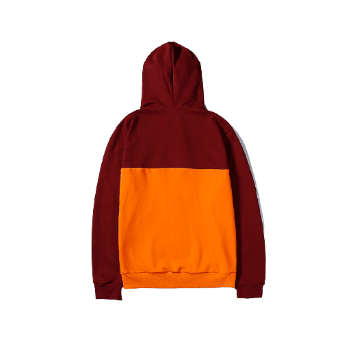 פראדה-PRADA- HOODIE- Falu Red & Safety ORG – תמונה 2