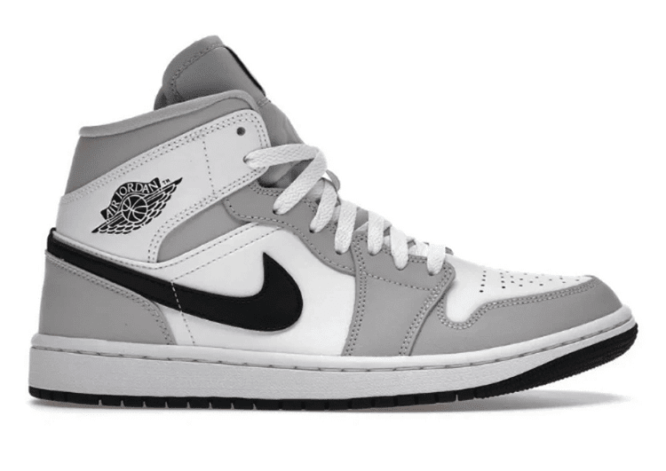 נעלי נייק-Nike Air Jordan 1 Mid Light Smoke W 2021