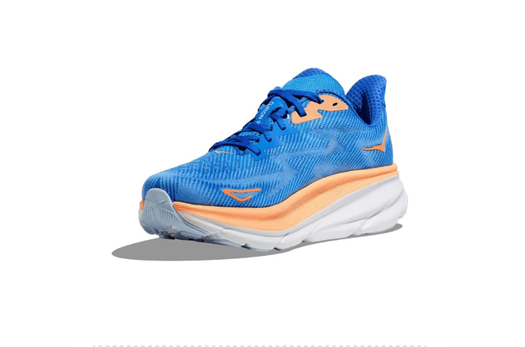 נעלי הוקה-HOKA ONE ONE Clifton 9 White Blue – תמונה 2