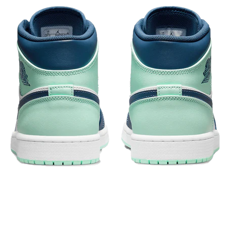 ⁦נייק ג'ורדן-Nike Air jordan 1 Mid - Blue Mint⁩ – תמונה ⁦3⁩