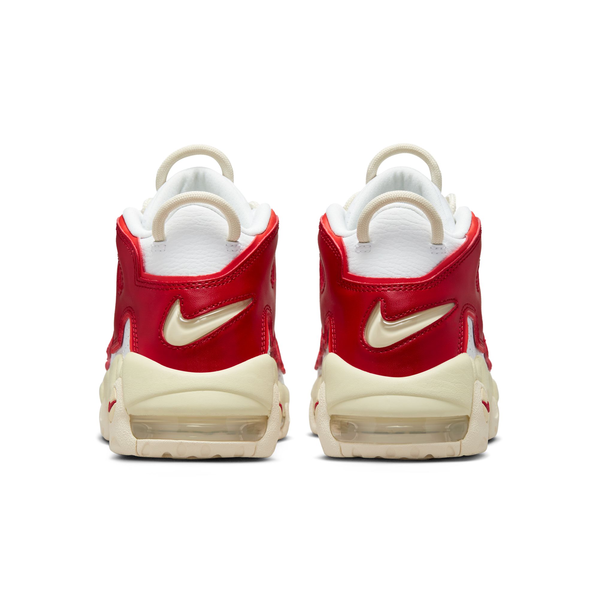 נייק אפטמפו סניקרס לגברים NIKE AIR MORE UPTEMPO '96 WHITE RED – תמונה 2