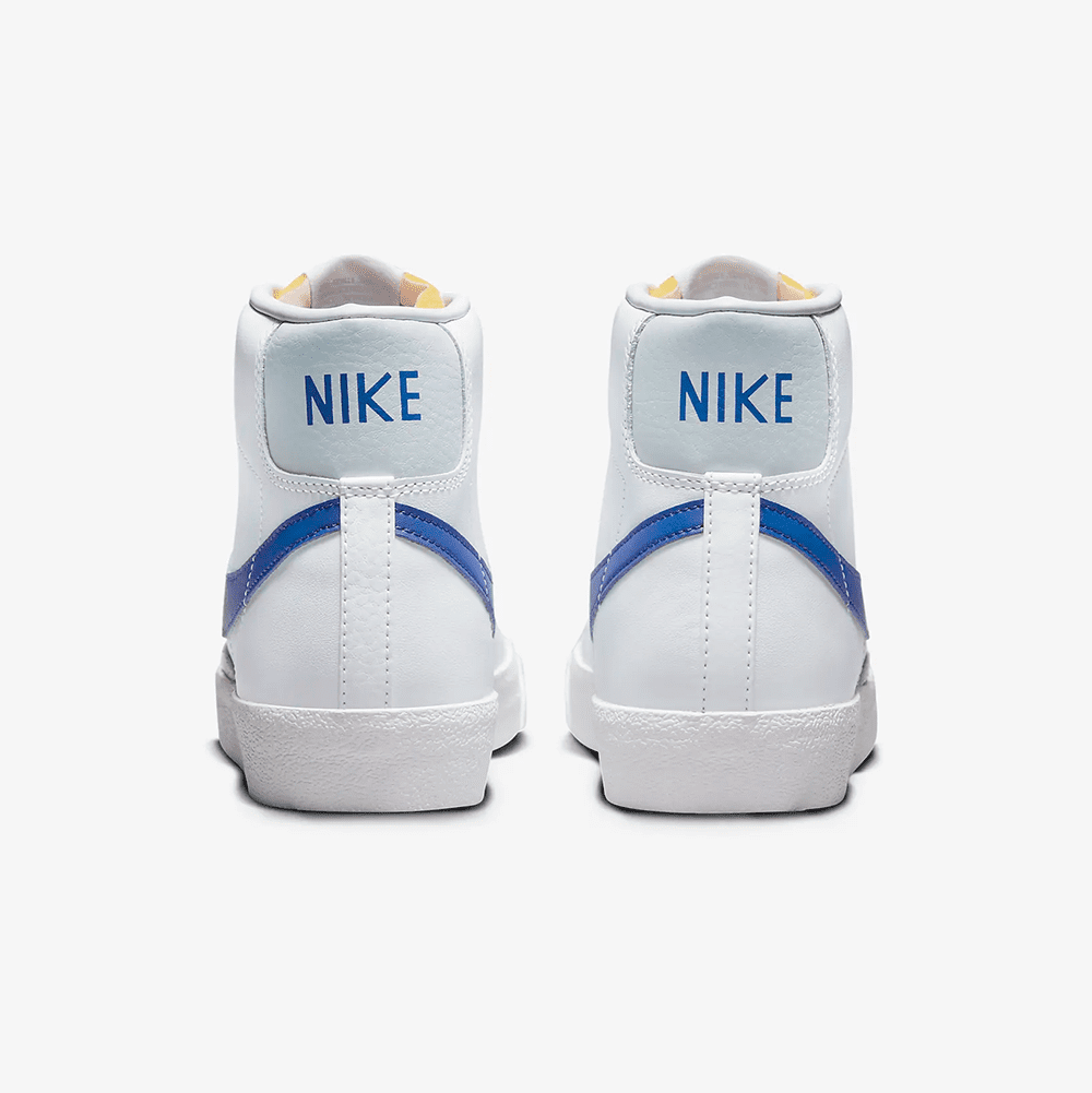 נייק בלייזר גבוהות- NIKE BLAZER MID '77 VINTAGE WHITE BLUE – תמונה 4