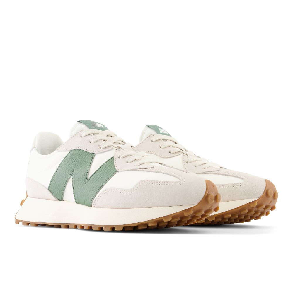 סניקרס ניו באלאנס NEW BALANCE 327 WHITE GREEN – תמונה 3