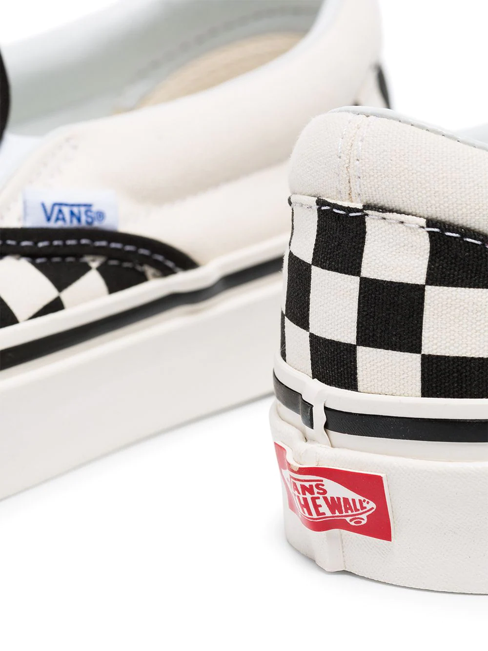נעלי ואנס - checkered 98 sneakers – תמונה 3