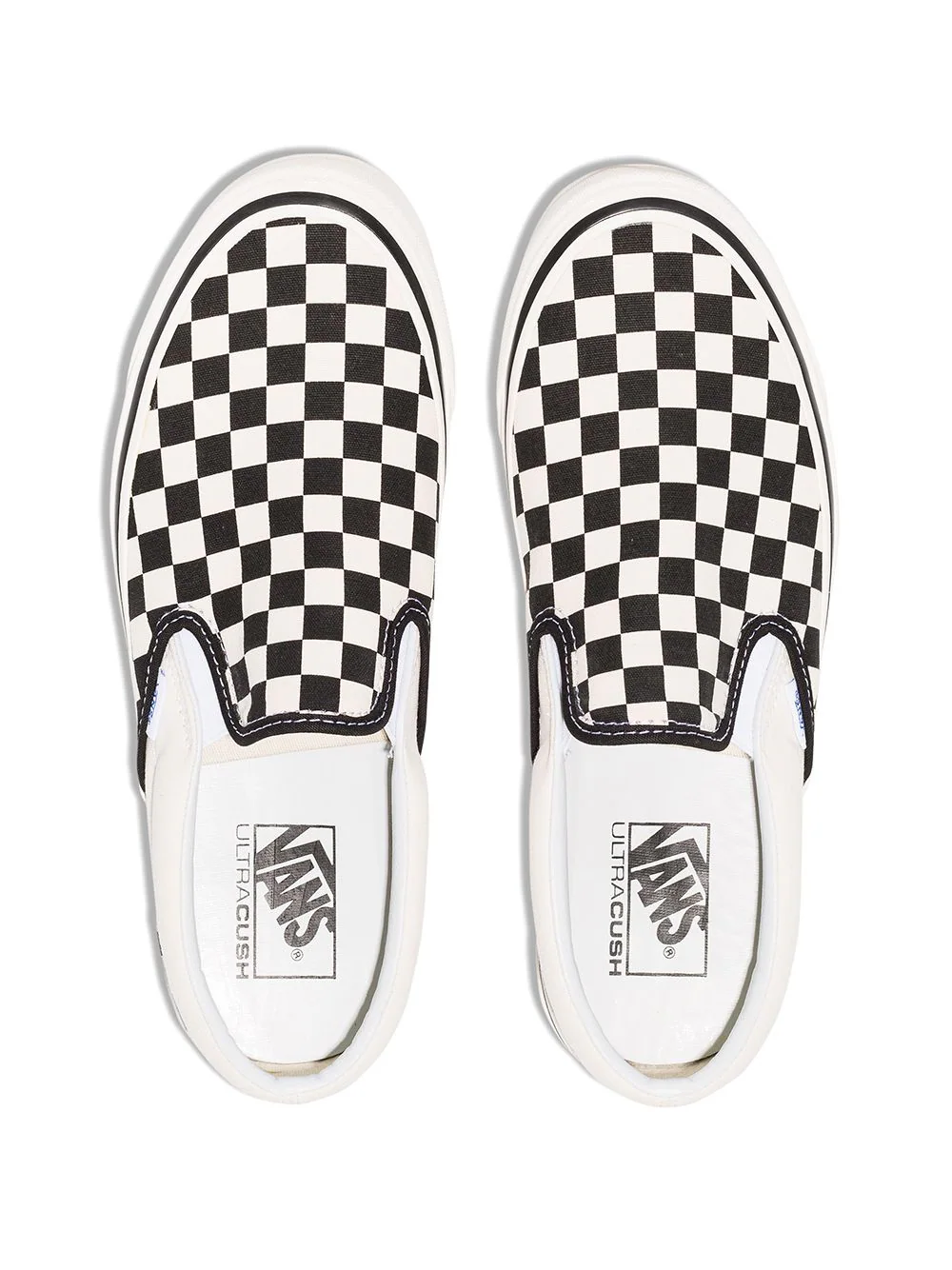 נעלי ואנס - checkered 98 sneakers – תמונה 4