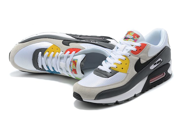 NIKE AIR MAX 90 NEW STYLE MIX WHITE AND BLACK – תמונה 2