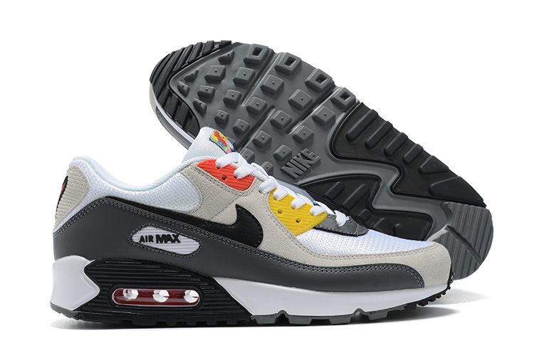 NIKE AIR MAX 90 NEW STYLE MIX WHITE AND BLACK – תמונה 3