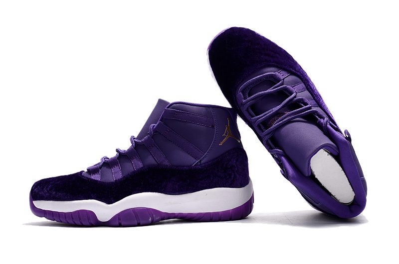 NIKE Air Jordan 11 PRM Velvet Heiress Royal Purple Basketball Men – תמונה 3