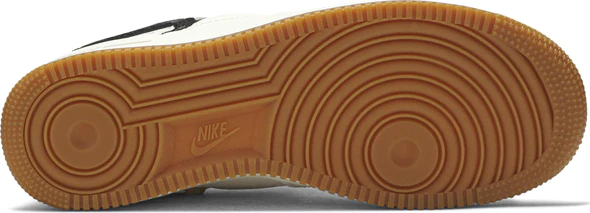 נעלי נייק- Nike Air Force 1 Men's Black and white Shoes – תמונה 3