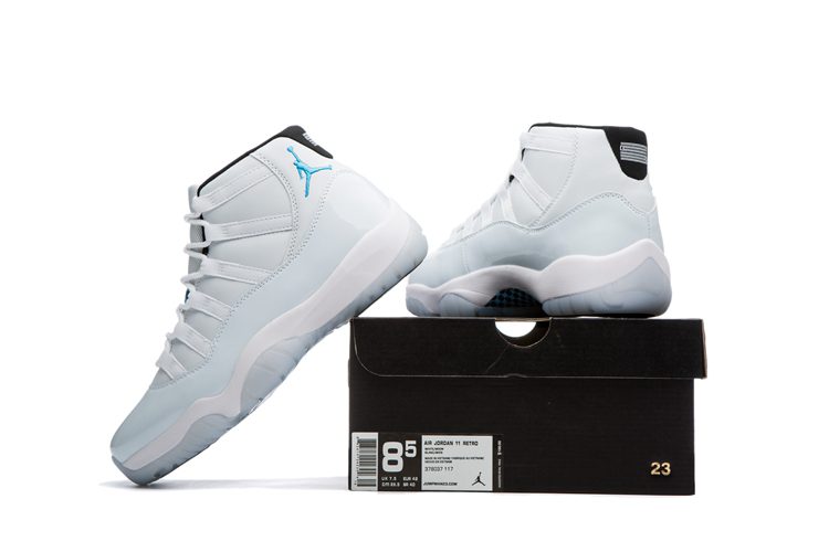 NIKE Air Jordan 11 GS Retro Columbia Legend Blue – תמונה 4