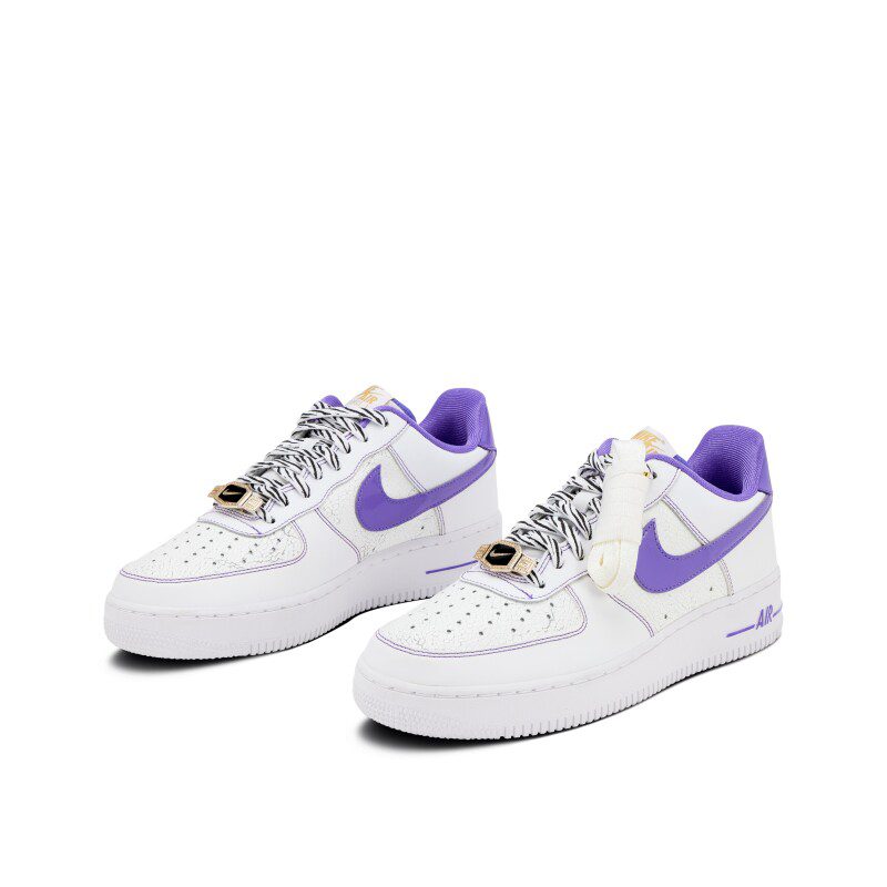 נעלי נייק-Nike Air Force 1 Low World Champ Purple Sample – תמונה 2
