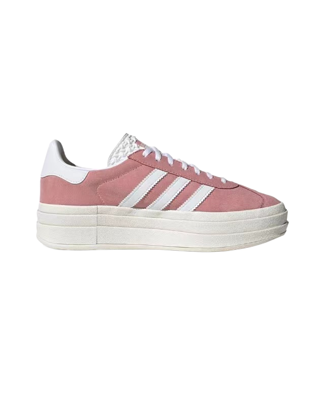 אדידס גאזל- ADIDAS GAZELLE BOLD SHOES Pink/White – תמונה 2