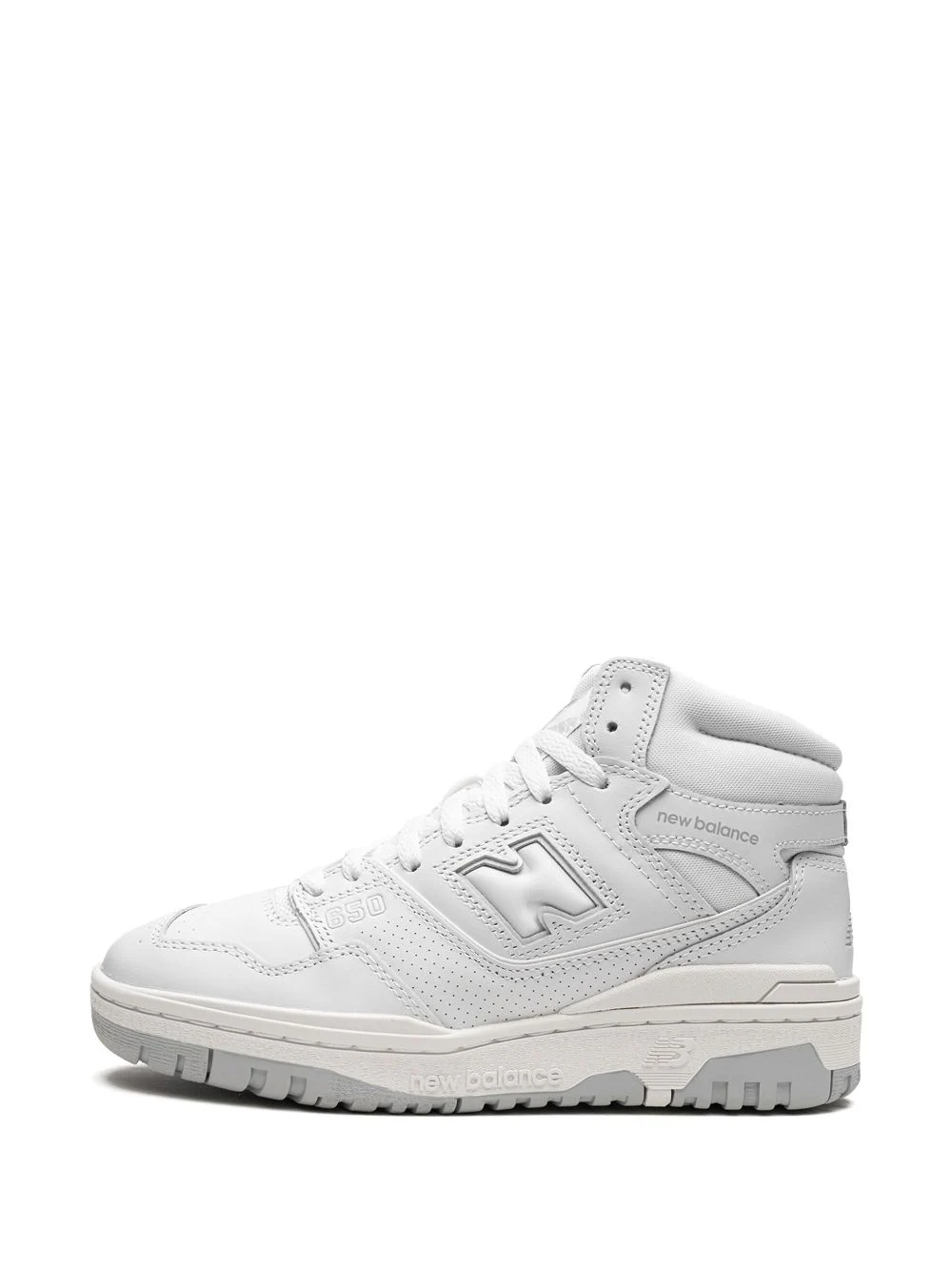 ניו באלאנס - New Balance 650 "Triple White" sneakers – תמונה 5
