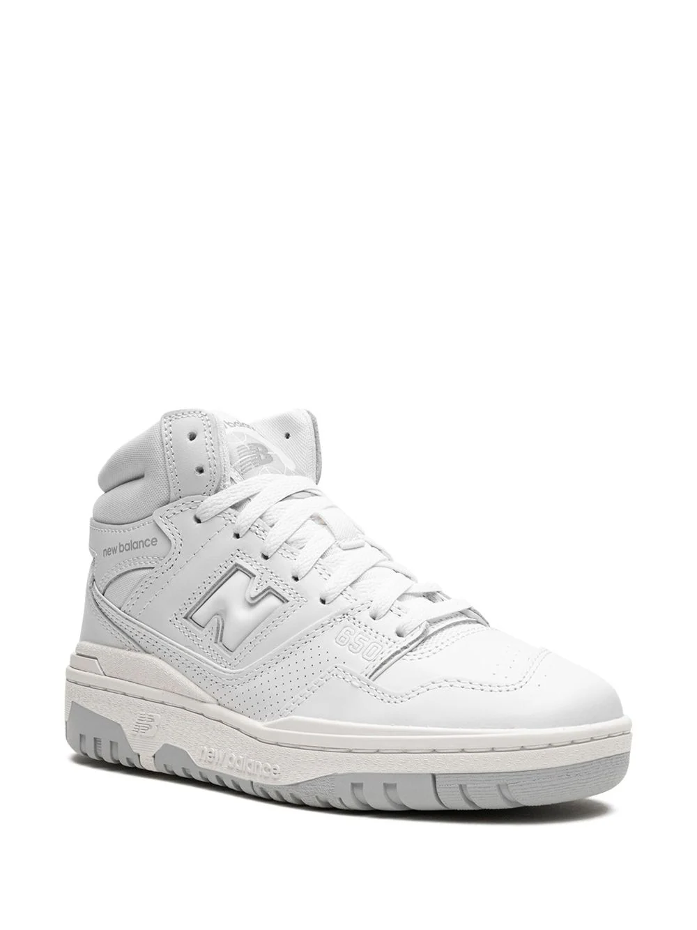 ניו באלאנס - New Balance 650 "Triple White" sneakers – תמונה 2