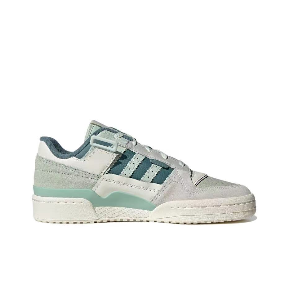 אדידס פורום - ADIDAS FORUM Low Grey/Green SNEAKERS – תמונה 5