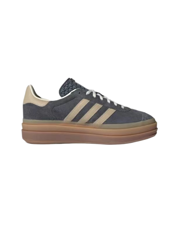 אדידס גאזל- ADIDAS GAZELLE BOLD SHOES Grey Brown – תמונה 2
