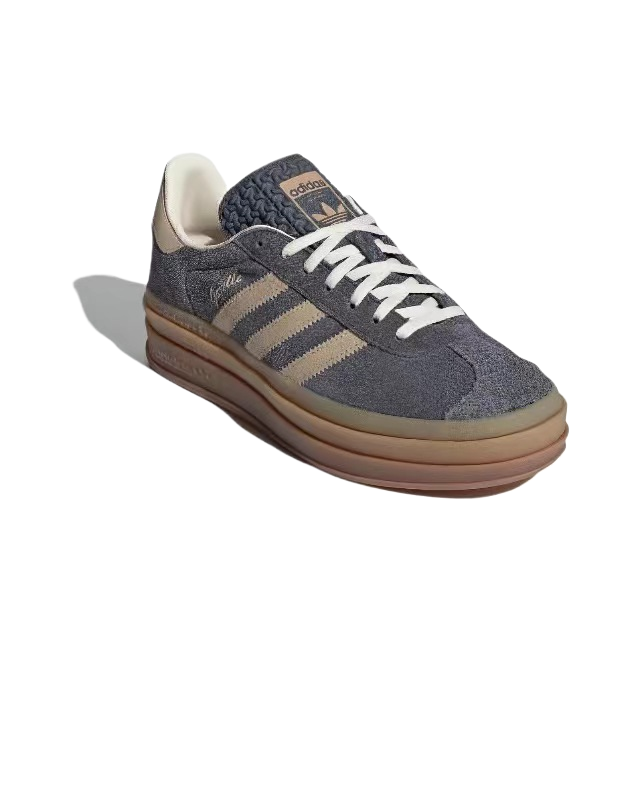 אדידס גאזל- ADIDAS GAZELLE BOLD SHOES Grey Brown – תמונה 3