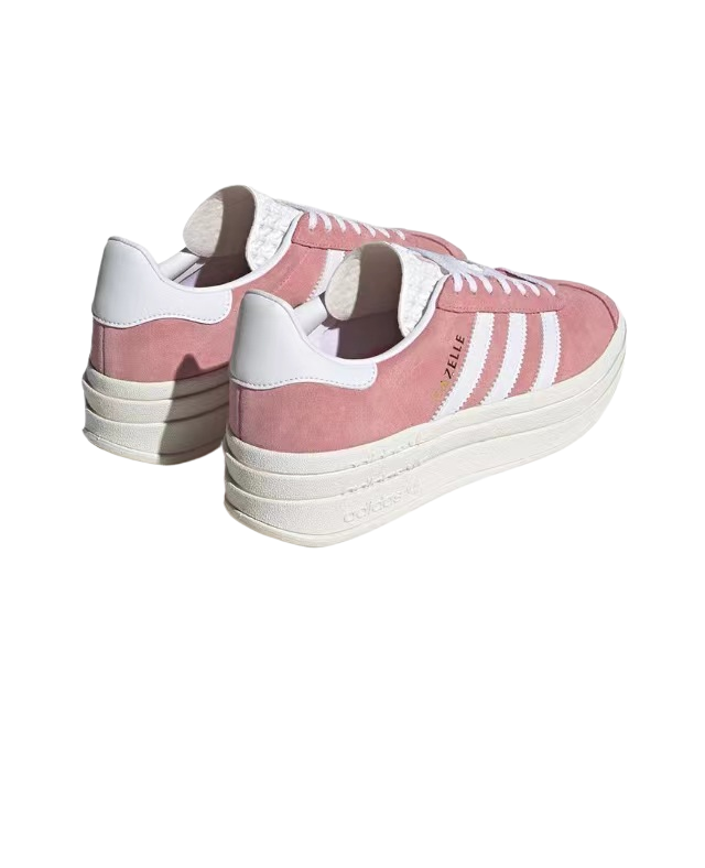 אדידס גאזל- ADIDAS GAZELLE BOLD SHOES Pink/White – תמונה 4
