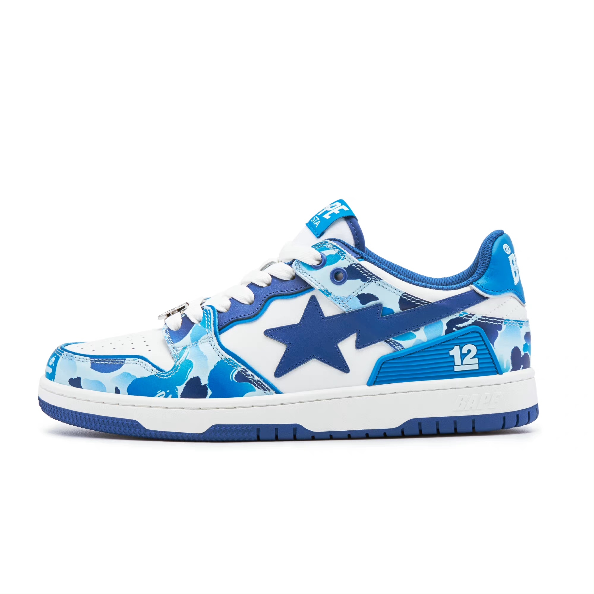 סניקרס BAPE M2 Navy Blue White – תמונה 2