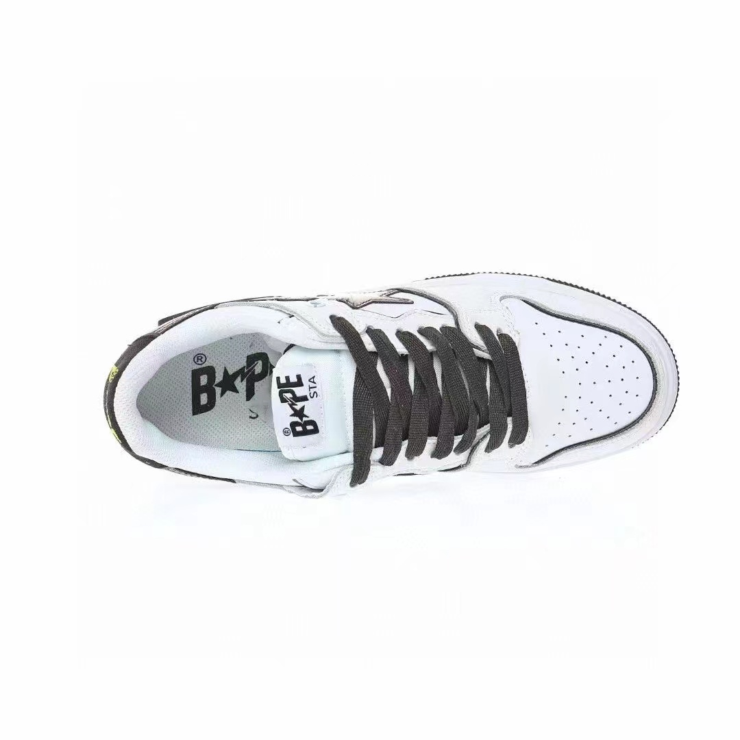 סניקרס BAPE M2 White Black – תמונה 6