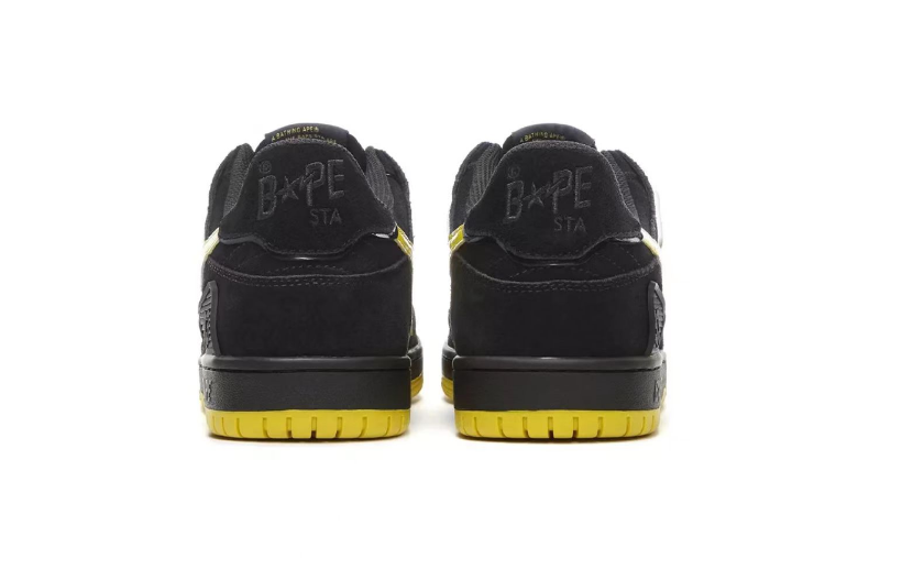 סניקרס BAPE M2 Black Yellow – תמונה 3