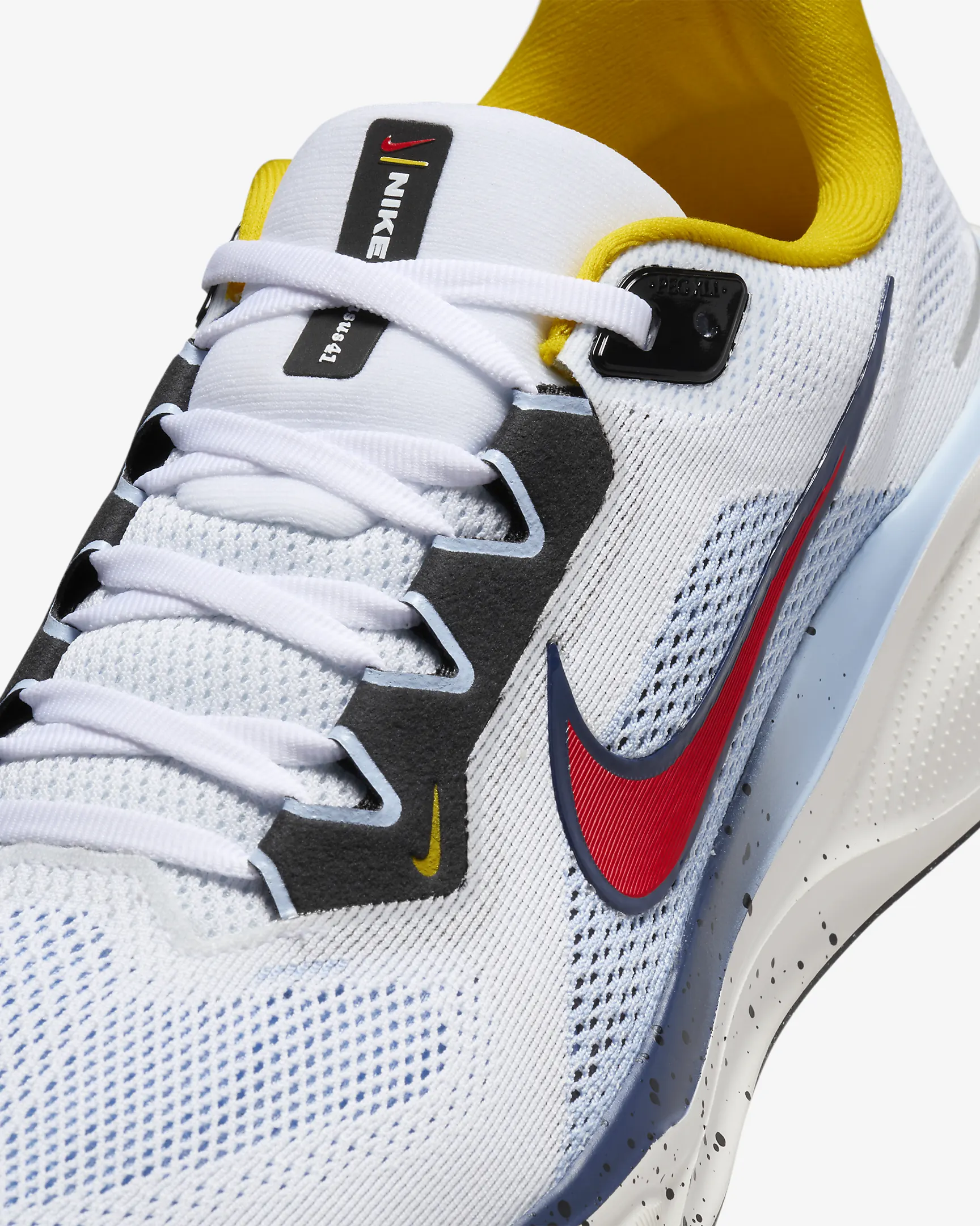 נעלי נייק פגסוס - Nike Pegasus 41 White/Psychic Blue – תמונה 6