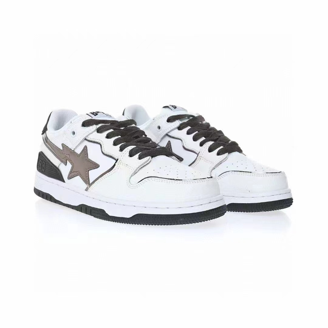סניקרס BAPE M2 White Black – תמונה 5