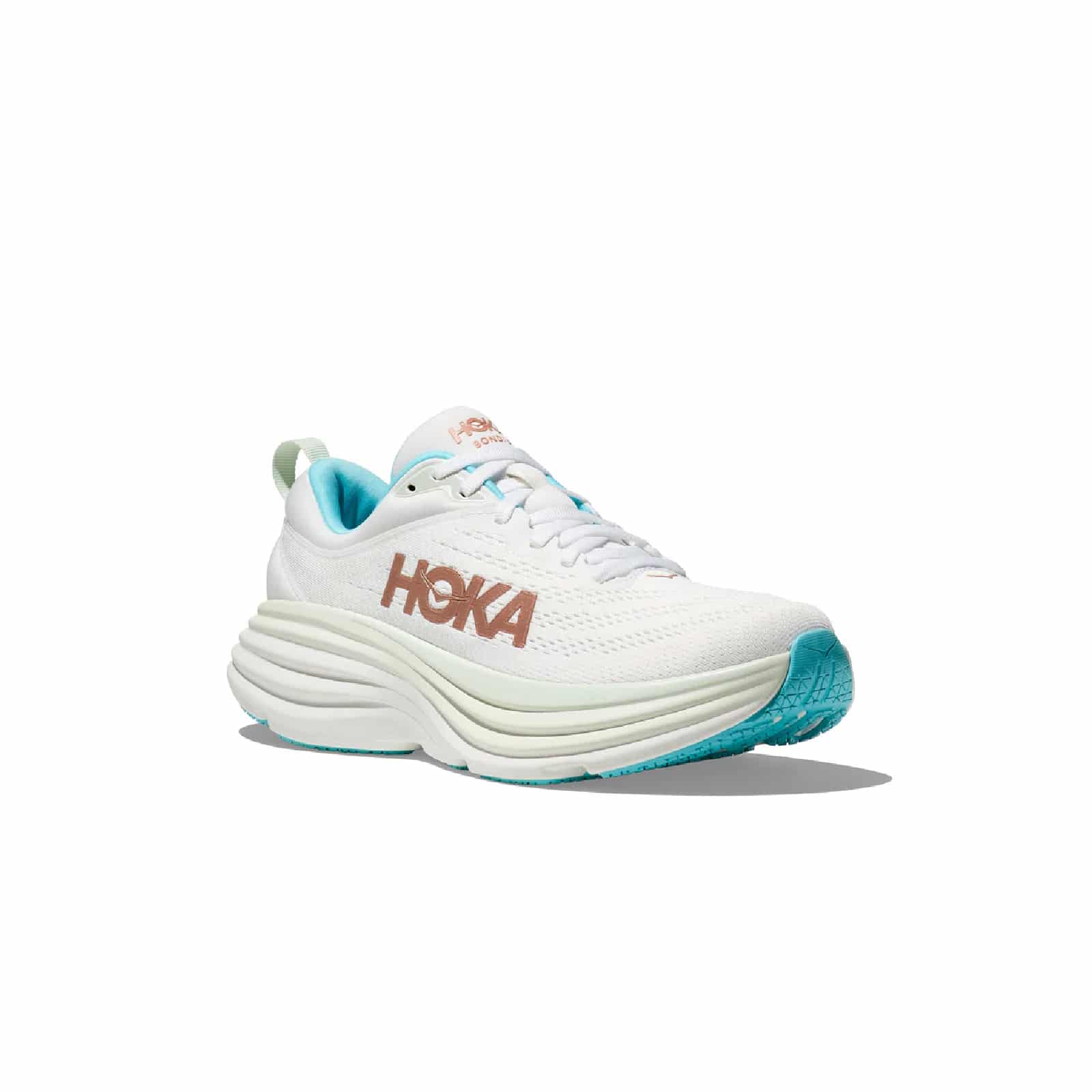 נעלי הוקה - HOKA Bondi 8 White Blue – תמונה 7